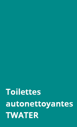 Self-cleaning toilet TWATER series